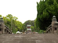 太鼓橋と拝殿