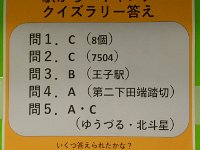 クイズラリー回答